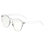 FARGO Translucent  Monochromatic Candy Colorful Lens Sunglasses- 8 Colors