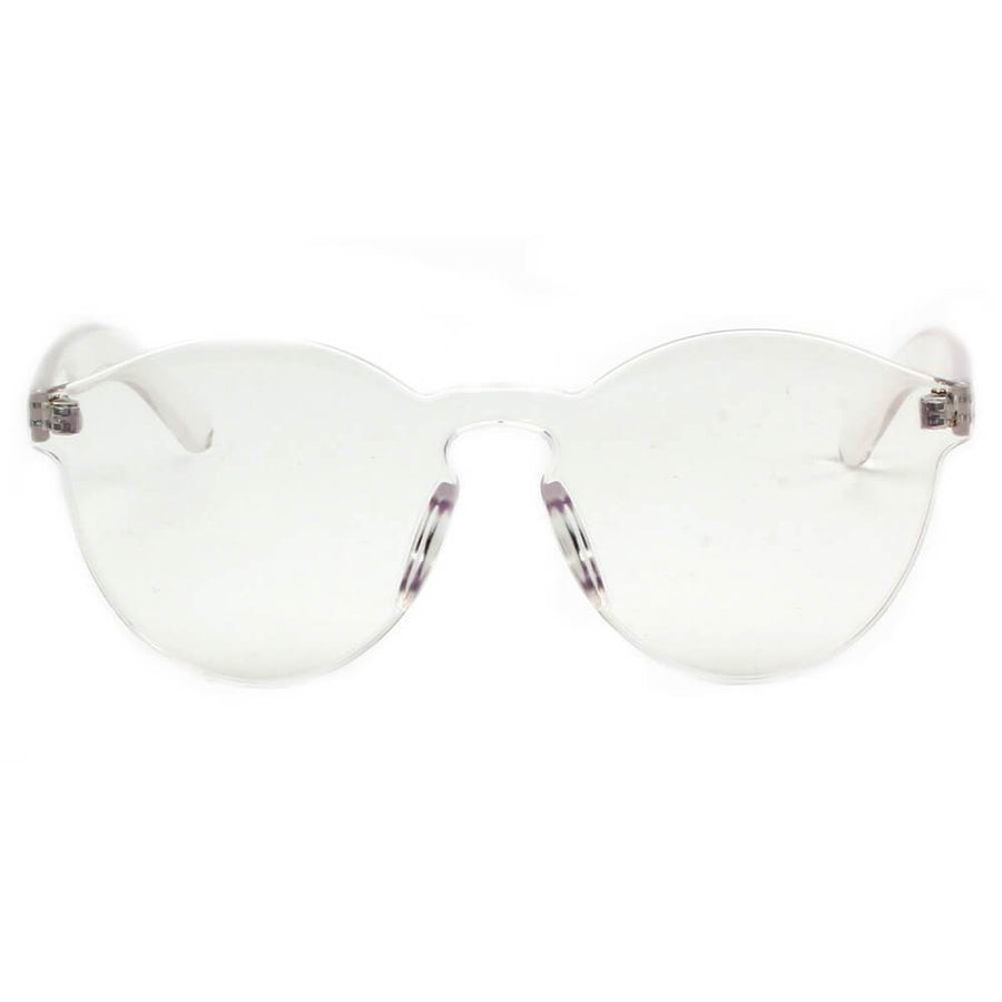 FARGO Translucent  Monochromatic Candy Colorful Lens Sunglasses- 8 Colors