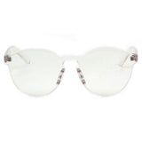 FARGO Translucent  Monochromatic Candy Colorful Lens Sunglasses- 8 Colors