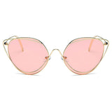 LISLE | Round Wire Art Cat-Eye Sunglasses