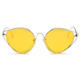LISLE | Round Wire Art Cat-Eye Sunglasses