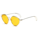 LISLE | Round Wire Art Cat-Eye Sunglasses