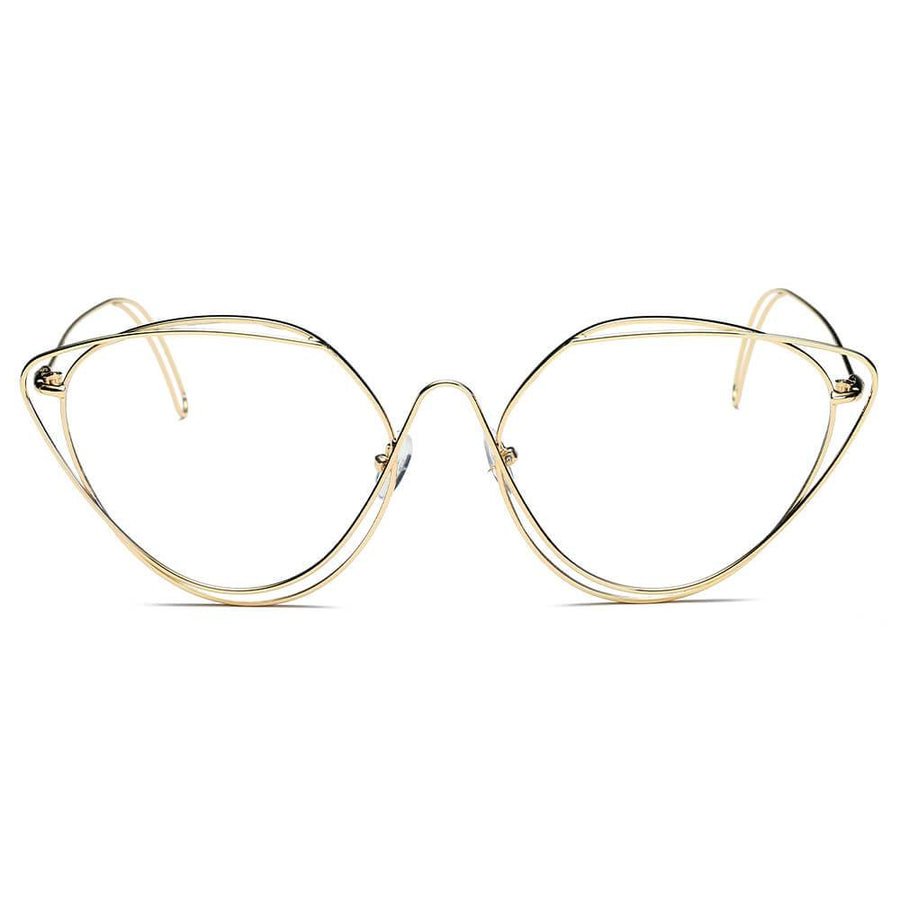 LISLE | Round Wire Art Cat-Eye Sunglasses