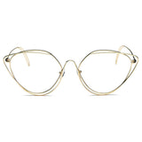 LISLE | Round Wire Art Cat-Eye Sunglasses