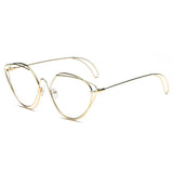 LISLE | Round Wire Art Cat-Eye Sunglasses