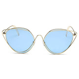 LISLE | Round Wire Art Cat-Eye Sunglasses