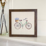 Lavender Bike - Framed Sign