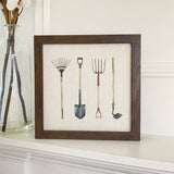 Garden Tools - Framed Sign
