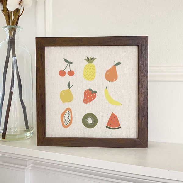 Summer Fruit - Framed Sign