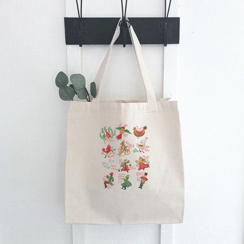 12 Days of Christmas - Canvas Tote Bag