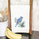 Blue Bird (Fall Birds) - Cotton Tea Towel