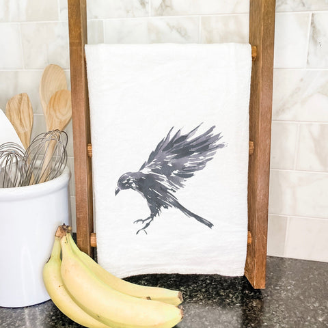 Black Raven - Cotton Tea Towel