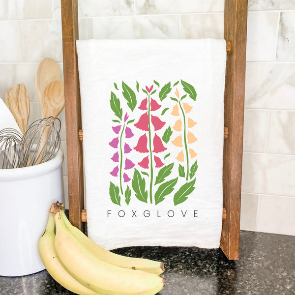 Foxglove (Garden Edition) - Cotton Tea Towel