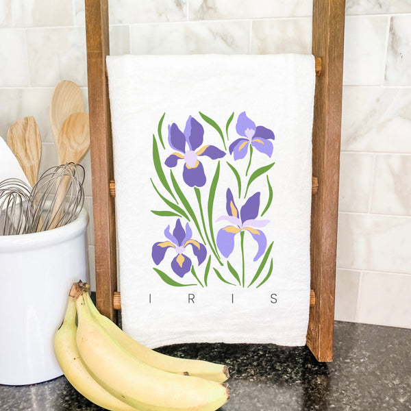 Iris (Garden Edition) - Cotton Tea Towel