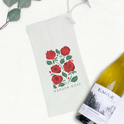 Rose (Garden Edition) - Canvas Wine Bag