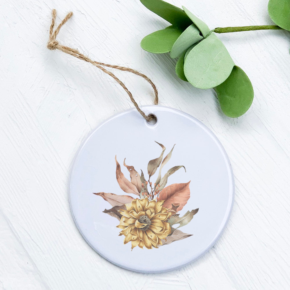 Dried Harvest Flowers - Ornament