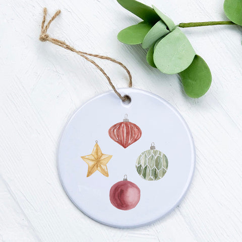 Watercolor Ornaments - Ornament