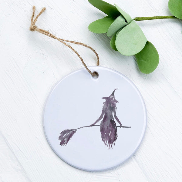 Witch Silhouette - Ornament
