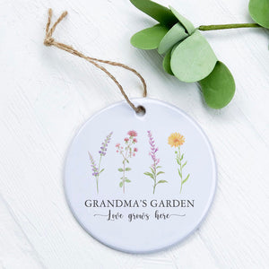 Grandma's Garden - Ornament