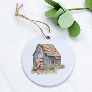 Painted Barn - Ornament