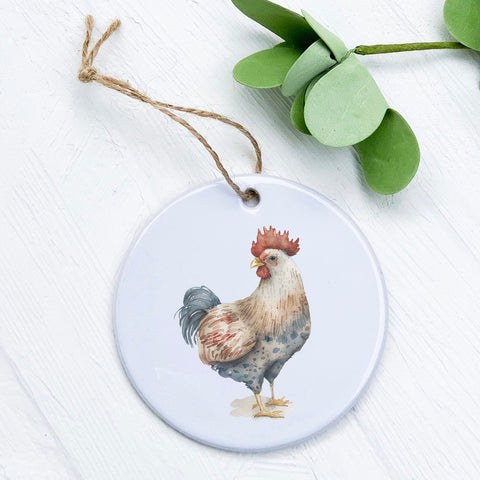 Farmhouse Chicken - Ornament