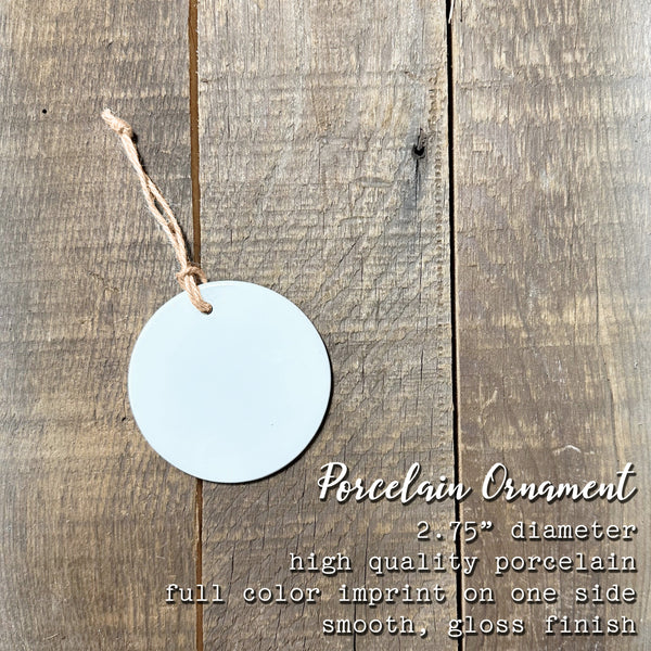 Watercolor Snowman - Ornament