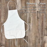 Watercolor Rabbit with Eggs - Women's Apron