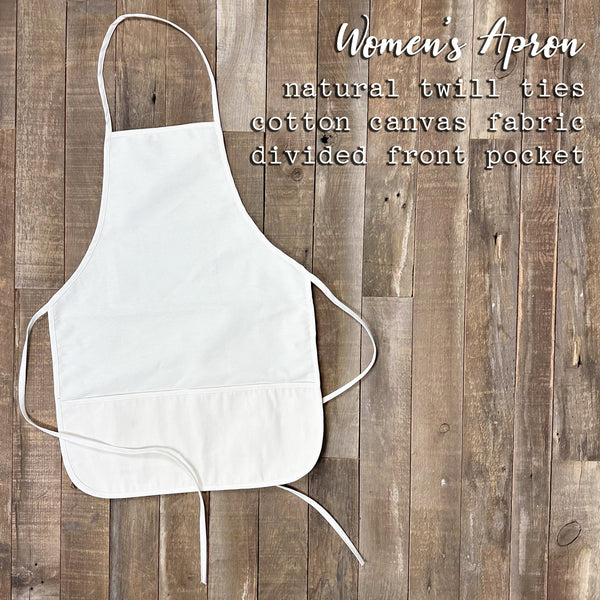 Garden Gnome with Sprouts - Women's Apron
