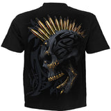 Bullet Mohawk Skull T-Shirt- 7 Sizes