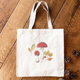 Red Capped Mushrooms - Canvas Tote Bag