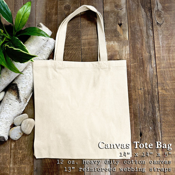 Abstract Mountain Scene - Canvas Tote Bag