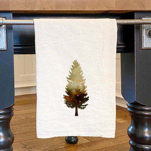 Watercolor Tree - Cotton Tea Towel