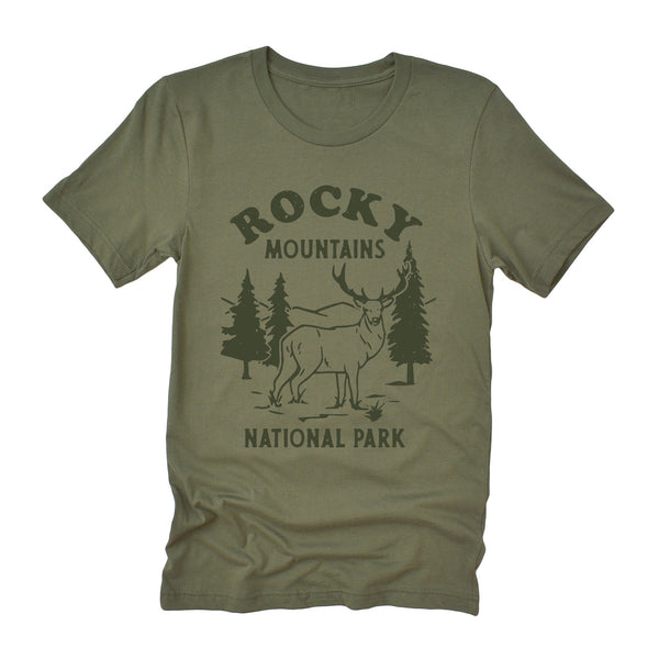 Rocky Mountains National Park - Short Sleeve T-Shirt