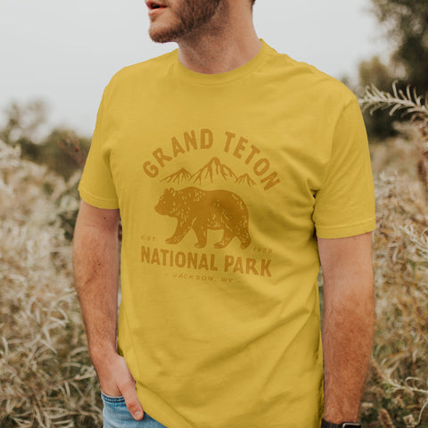 Grand Teton National Park - Short Sleeve T-Shirt