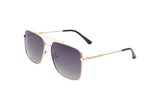 PJ101 - Men Classic Square Retro Metal Tinted Sunglasses