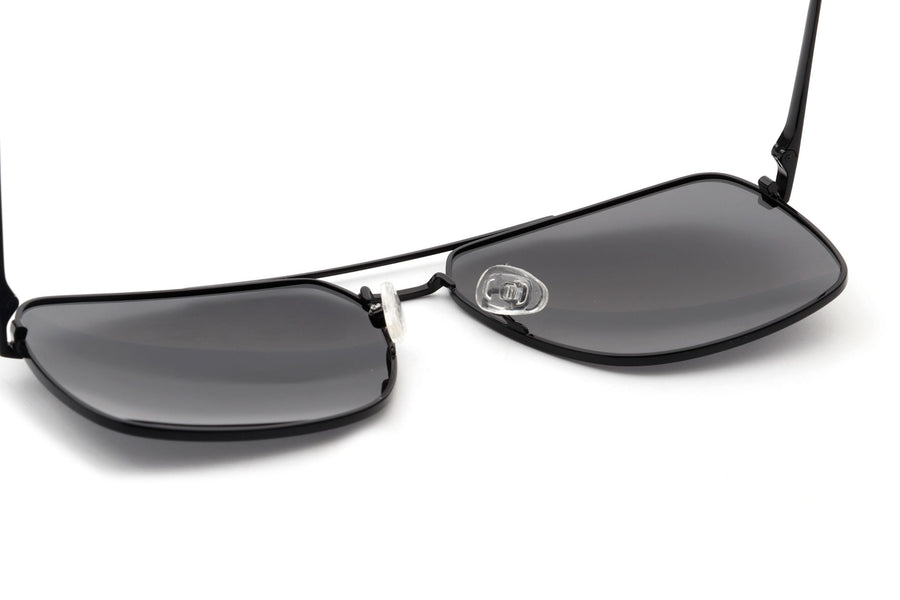 PJ101 - Men Classic Square Retro Metal Tinted Sunglasses