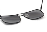 PJ101 - Men Classic Square Retro Metal Tinted Sunglasses
