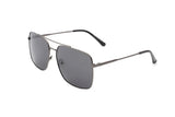 PJ101 - Men Classic Square Retro Metal Tinted Sunglasses