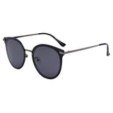 HORNACHUELOS | Women Round Flat Cat Eye Polarized Lens Sunglasses