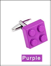 Lego Blocks Cuff Links- 6 Colors