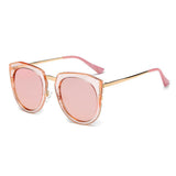 FERNDALE  Mirrored Polarized Lens Oversized Cat-Eye Sunglasses- 6 Colors