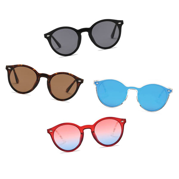 CROSBY - Unisex Fashion Retro Round Horn Rimmed Sunglasses