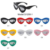 Vexa Thick Oversized Lip-Shaped Sunglasses- 7 Colors