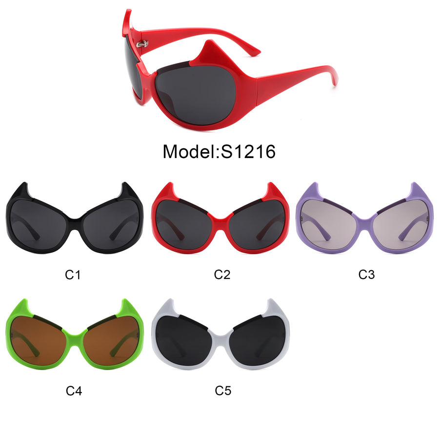 Astra - Y2K Oversized Round Sunglasses- 5 Colors