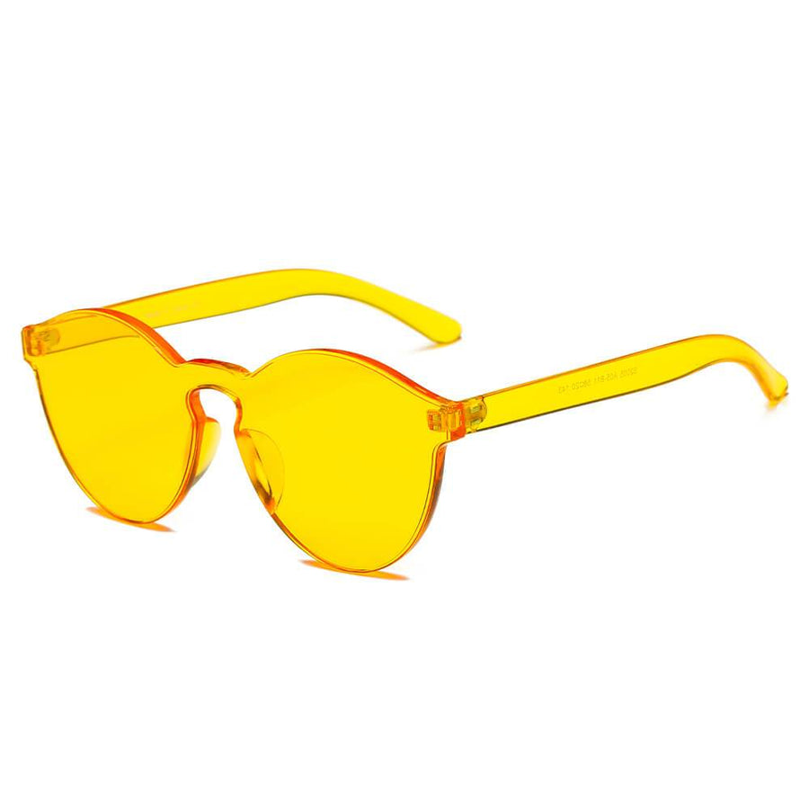 FARGO Translucent  Monochromatic Candy Colorful Lens Sunglasses- 8 Colors