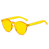 FARGO Translucent  Monochromatic Candy Colorful Lens Sunglasses- 8 Colors