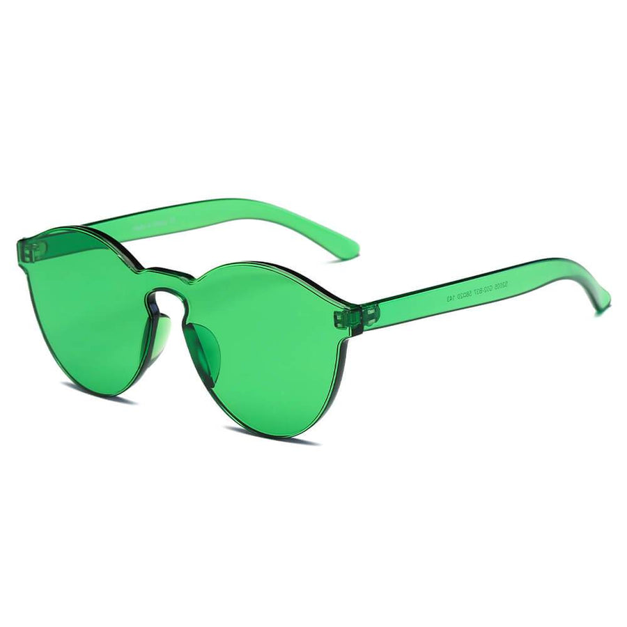FARGO Translucent  Monochromatic Candy Colorful Lens Sunglasses- 8 Colors