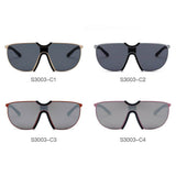 MACON | Large Oversized Unisex Single Lens Aviator Fashion Sunglasses