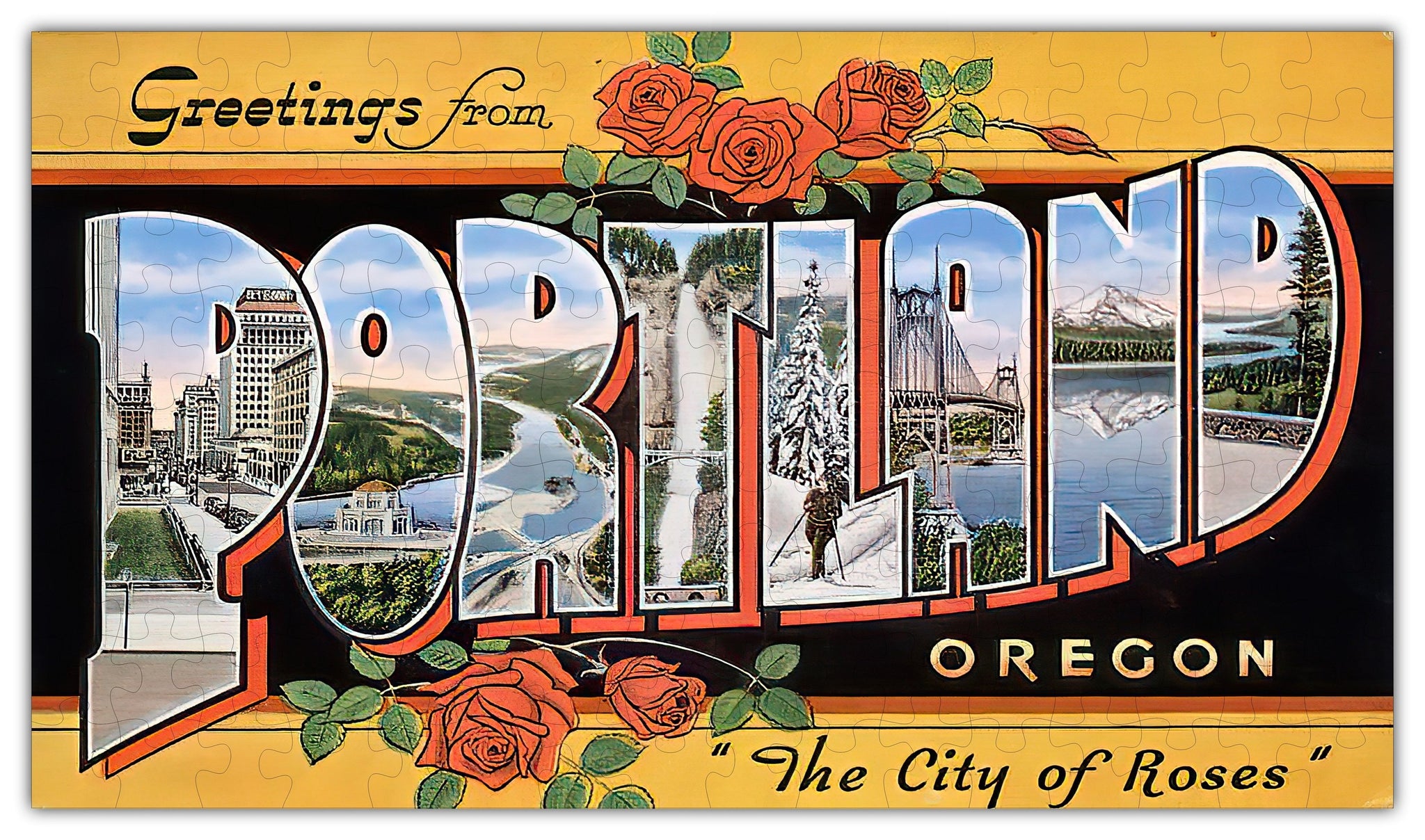 Portland, Oregon Puzzle- 3 Options