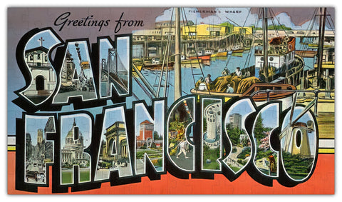 San Francisco, California Puzzle- 3 Options